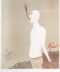 1971 | Selbst mit Anton, Auto und embonpoint