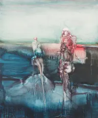 1962 | Paar vor Landschaft