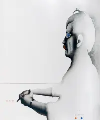 1973 | Selbst mit Brille und schwarzem Fleck