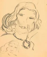 1945 | Mädchenkopf, Studie