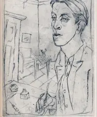 1948 | Junger Mann zeichnend (Selbst?)