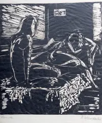 1946 | Lesende Mädchen auf Diwan