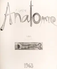 1963 | »Kleine Anatomie«, 1, Titelblatt