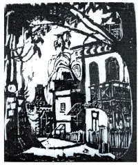 1949 | Stadtansicht mit Kirche