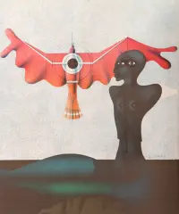 1976 | Odaliske mit rotem Vogel