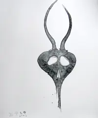 1988 | Antilopenschädel, 21.04.88