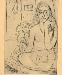 1948 | Barabara am Tisch