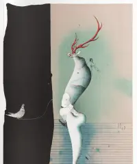 1969 | Salomo II 9: Siehe er steht hinter unserer Wand ...