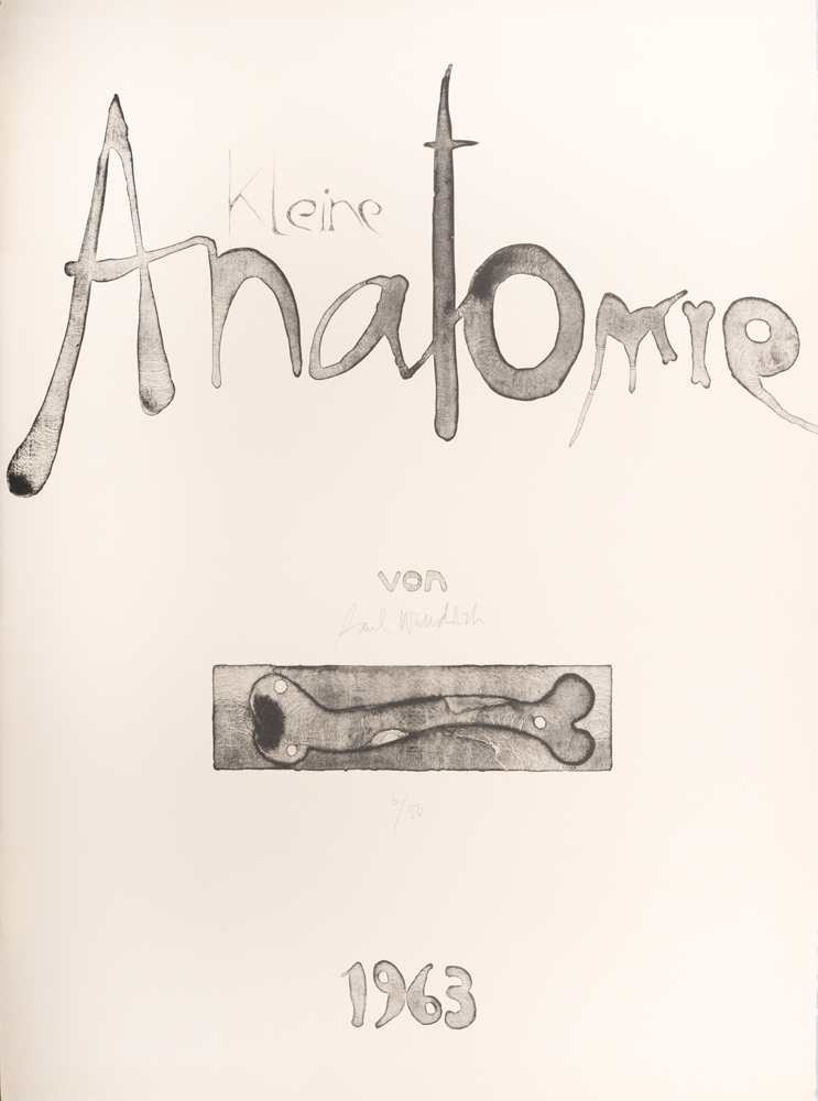 1963 | »Kleine Anatomie«, 1, Titelblatt